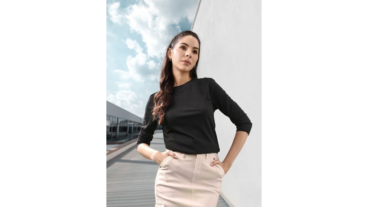 Roadster Women Black Pure Cotton T-shirt