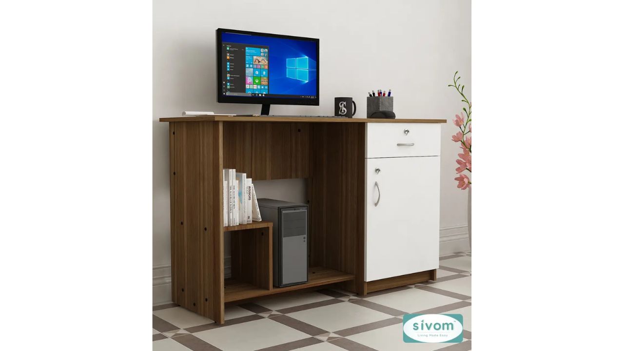SIVOM Classy Study/Home Office Engineered Wood Computer Desk