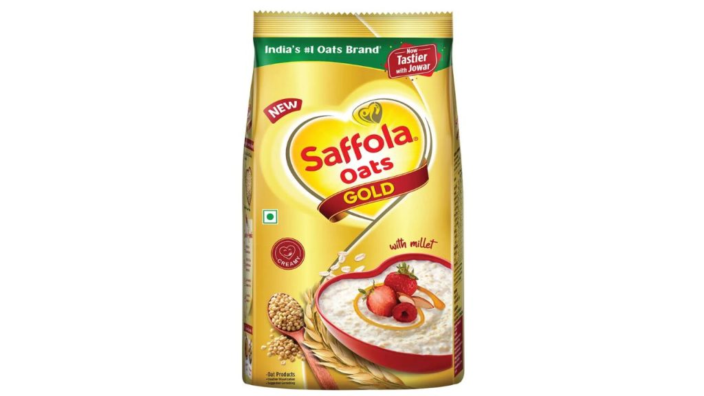 Saffola Oats Gold, Rolled Oats with Millet