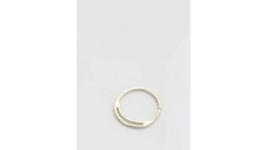Sangria 925 Sterling Silver Nori Ring Piercing Nosepin