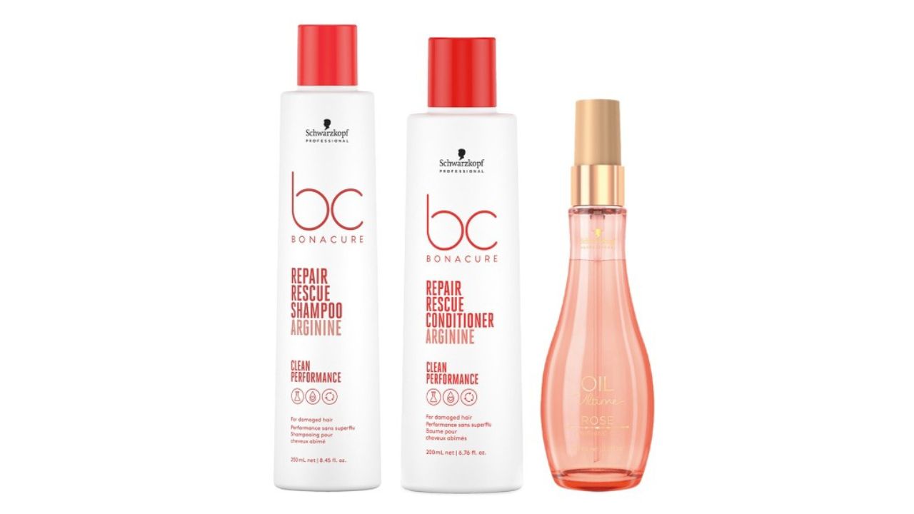 Schwarzkopf PROFESSIONAL Bonacure Repair Rescue Shampoo & Conditioner with Hair Oil