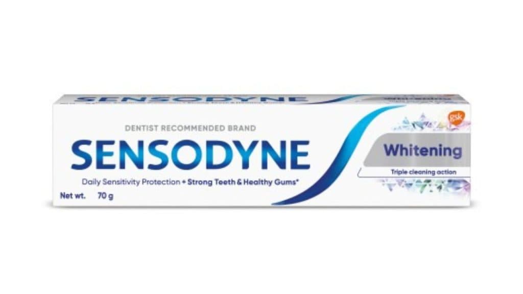 Sensodyne Whitening Toothpaste To Restore Natural Whiteness