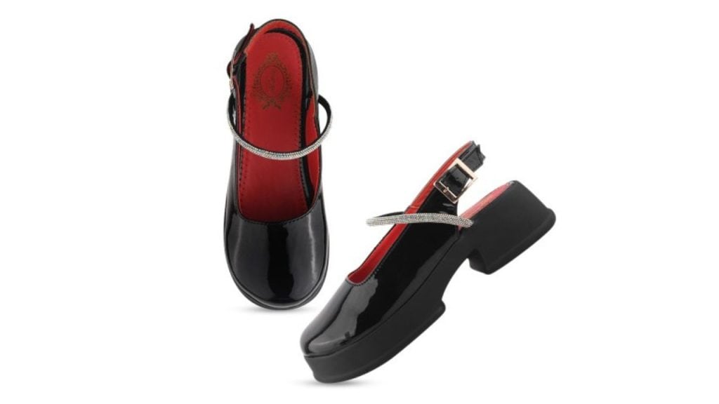 Shoetopia Girls Colourblocked Party Block Mary Janes