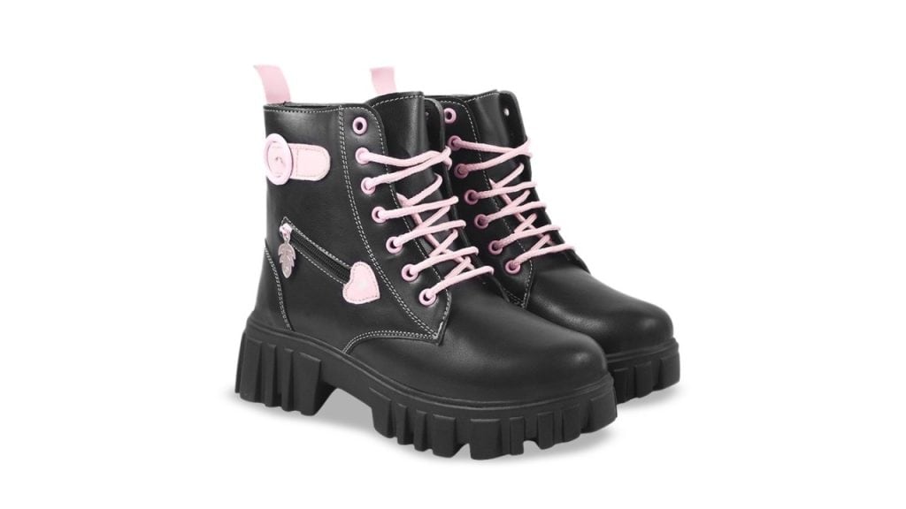 Shoetopia Girls Platform-Heeled Regular Boots