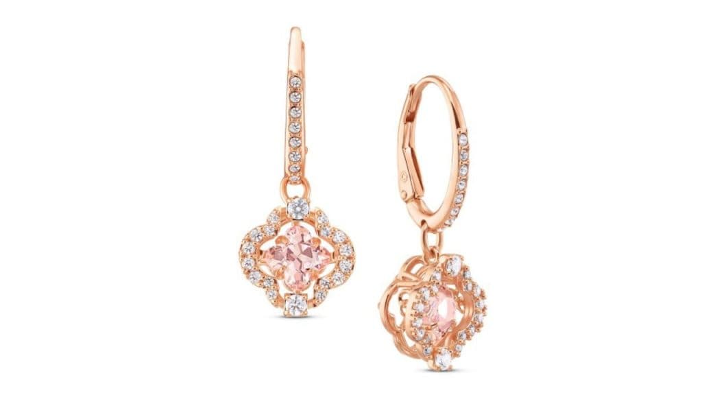 Sparkling Dance Clover Earrings: Playful Yet Poised