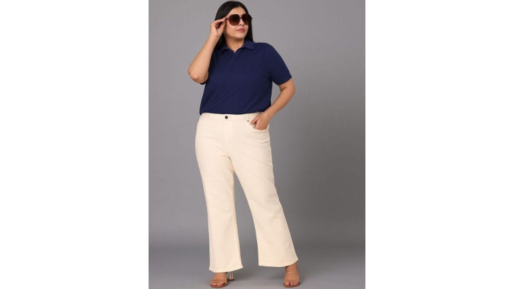 Style Quotient Women Bootcut High-Rise Stretchable Plus Size Jeans