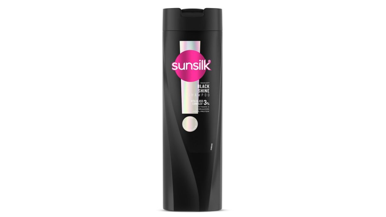 Sunsilk Stunning Black Shine Shampoo with Vitamin E & Amla Oil - 80 ml