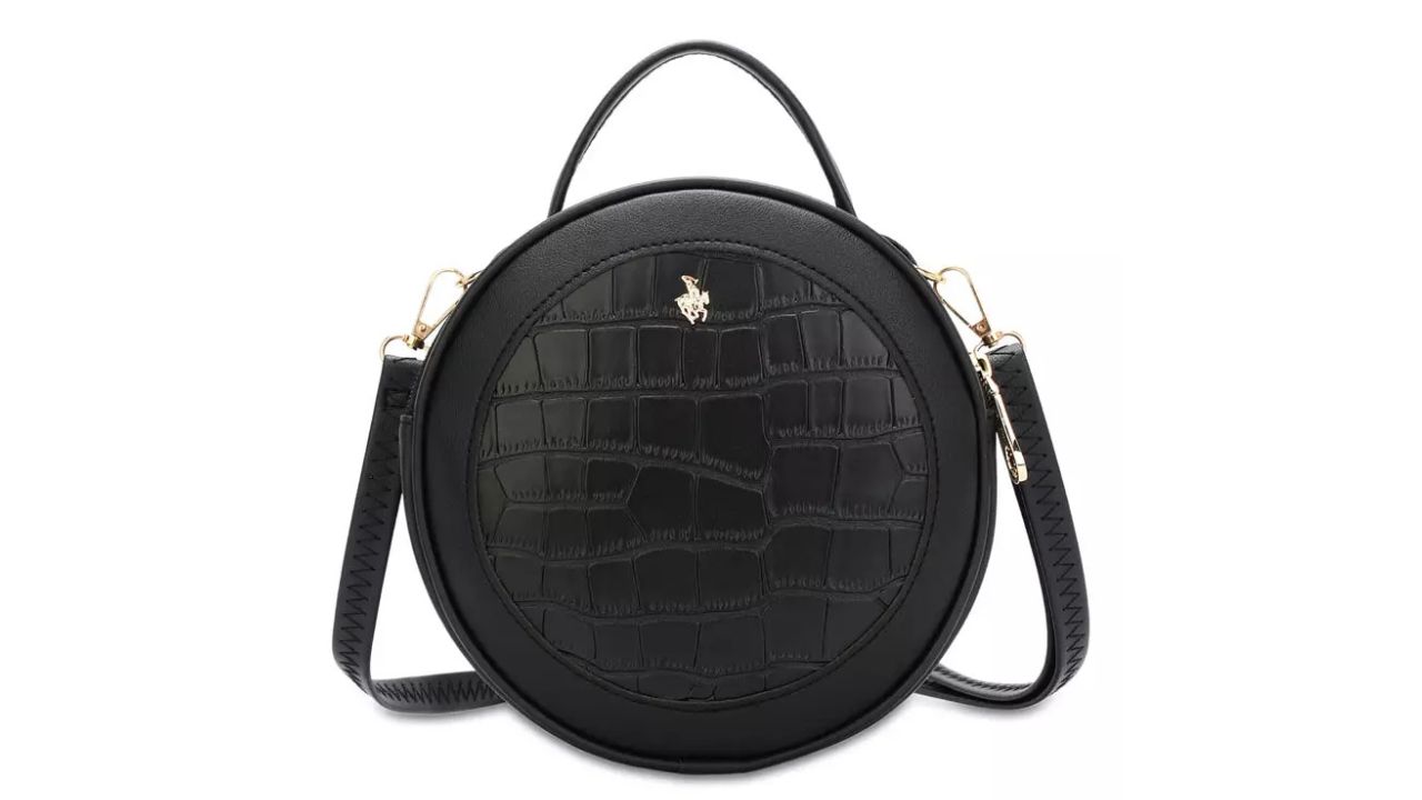 Swiss Polo Women's Sling Bag / Crossbody Bag - Black