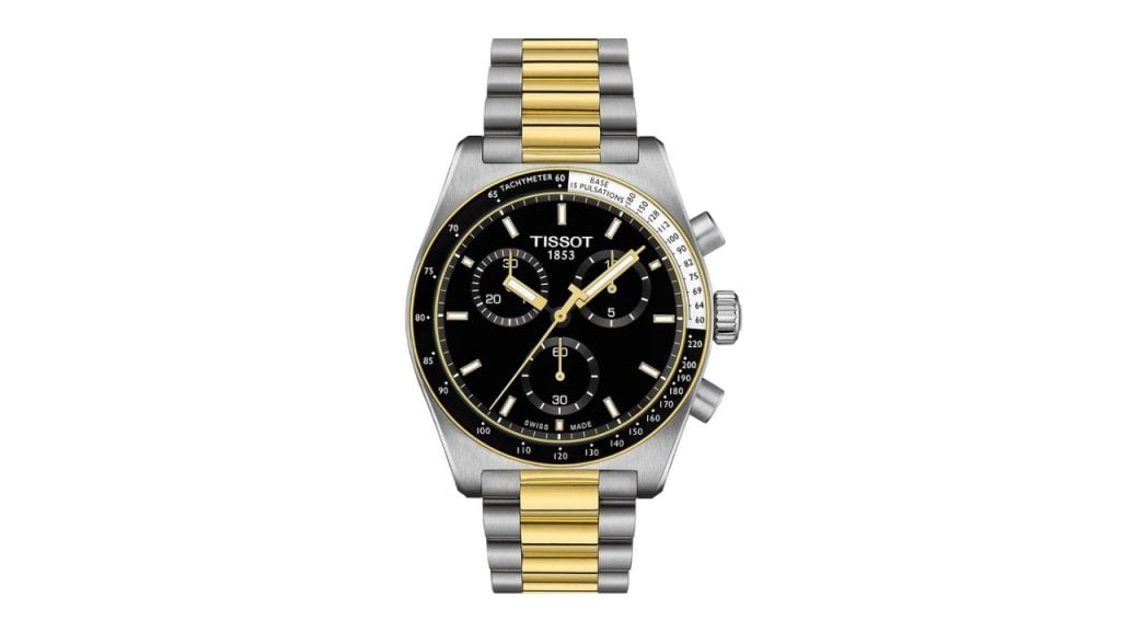 TISSOTMen Dial & Stainless Steel Bracelet Style Straps Analogue Watch T1494172205100