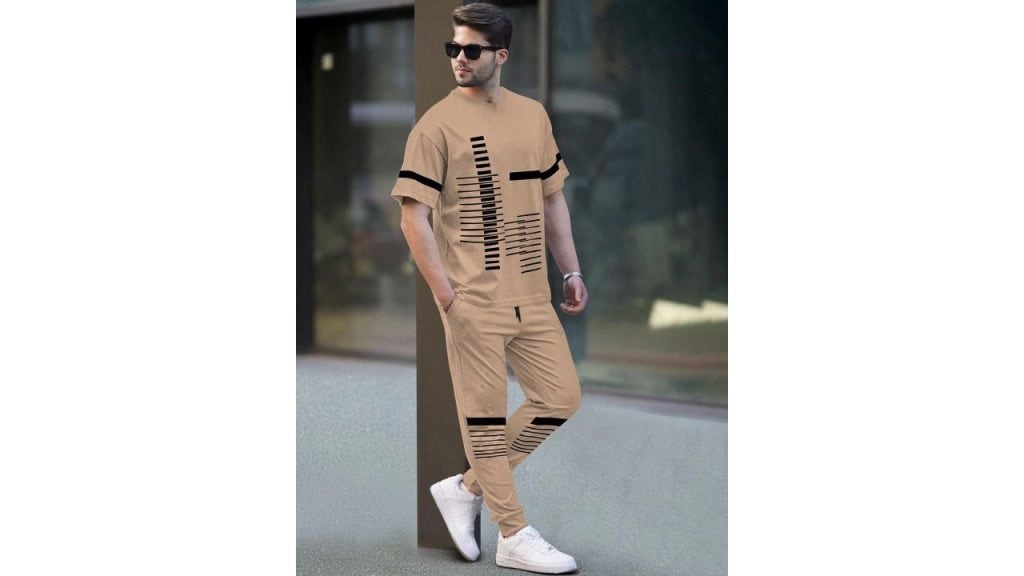 TRIPR Striped T-Shirt With Jogger Co-Ords