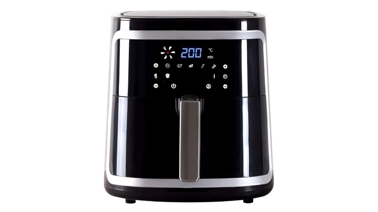 TesoraBlack Digital Touch Panel Air Fryer 6.5L