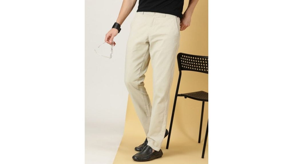 Thomas Scott Men Smart Slim Fit Cotton Chinos Trouser