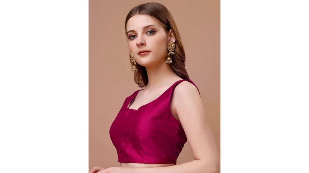 Tikhi ImliTaffeta Saree Blouse