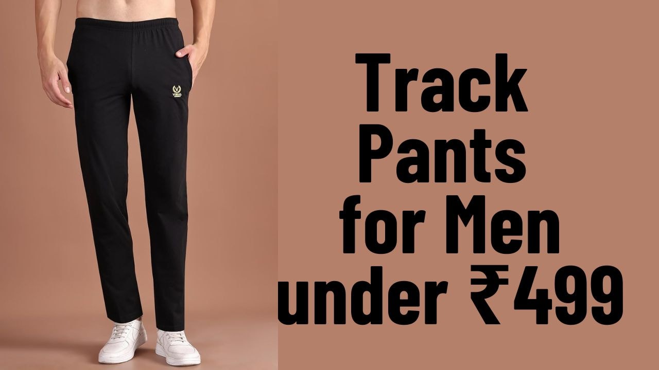 Relaxed Track Pants for Men under ₹499