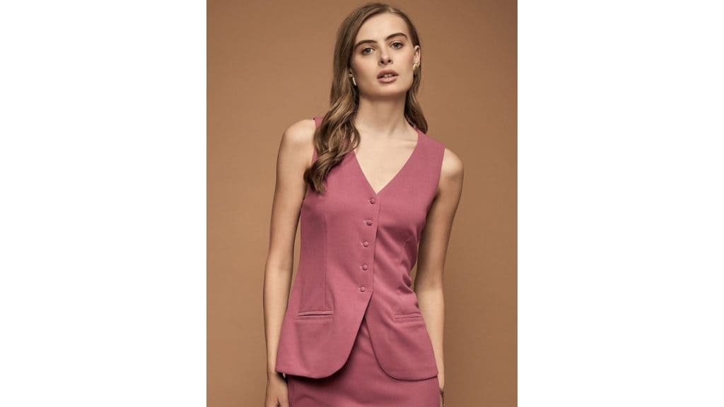 URBANGRACE BY KASSUALLYV-Neck Sleeveless Waistcoat