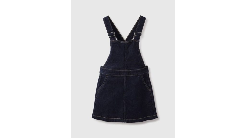 United Colors of Benetton Girls Square Neck Dungarees