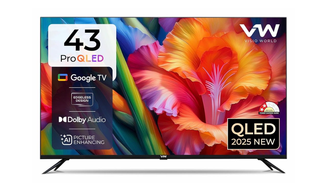 VW 43-inch Frameless 4K Ultra HD Smart Google TV – Budget-Friendly Brilliance