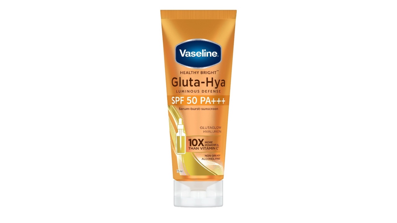 VaselineGluta-Hya Luminous Defense SPF 50 PA+++ Sunscreen - 175 ml