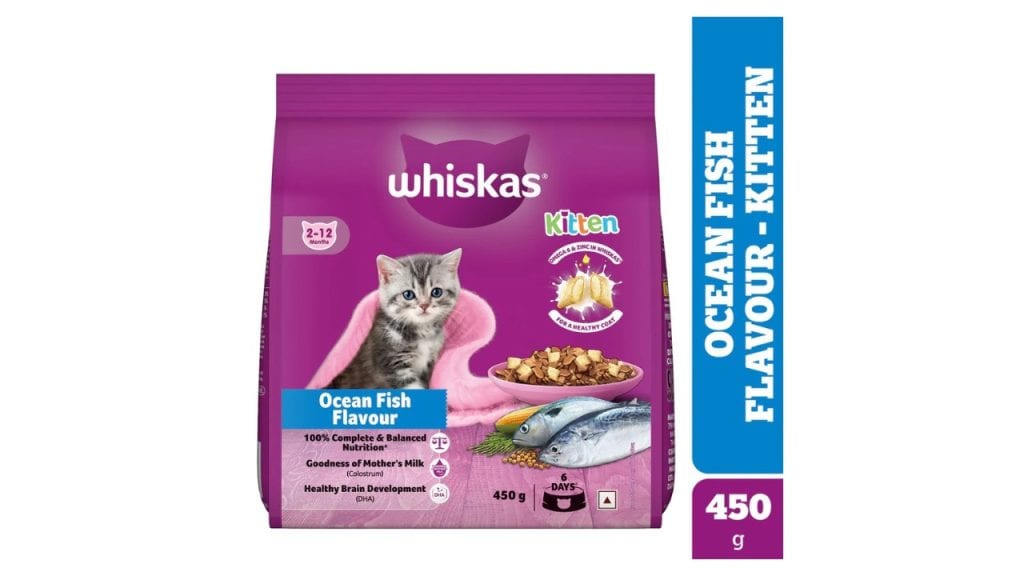 Whiskas Ocean Fish Kitten:Mother and Baby Cat Dry Food