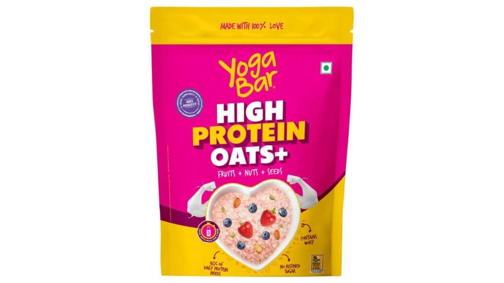 Yogabar High Protein Oats 850g with Fruits, Nuts & Seeds