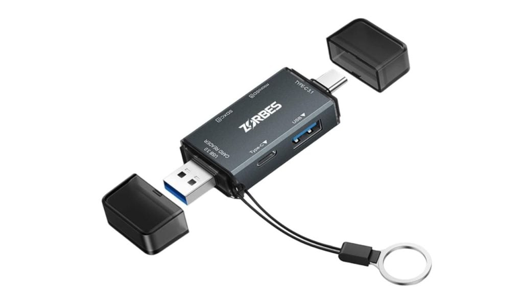 ZORBES 6 in 1 SD & TF Card Reader