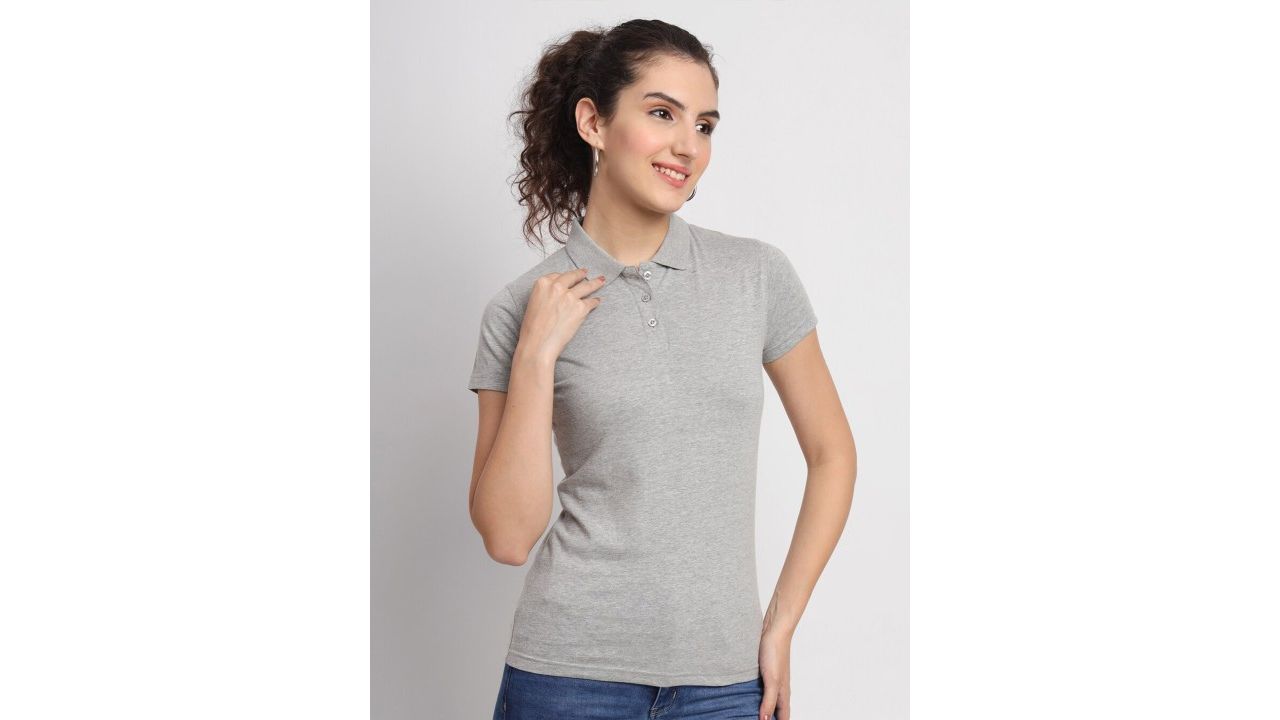 appulse Polo Collar Pure Cotton Slim Fit T-shirt