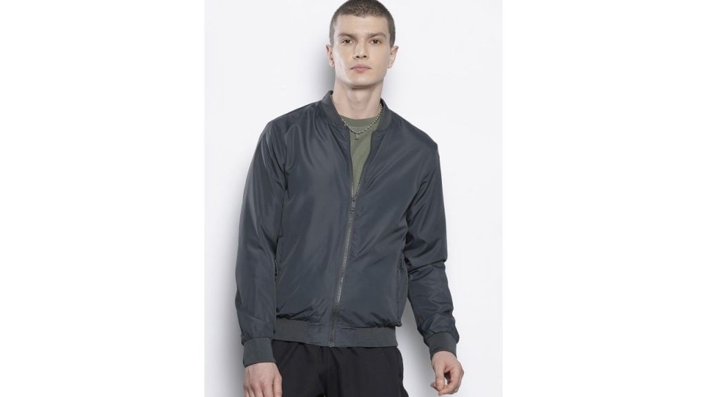 boohooMAN Mock Collar Bomber Jacket