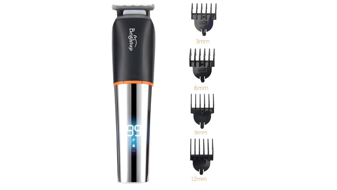 dpanda Brightup Battery Powered Skin Protect Beard Trimmer