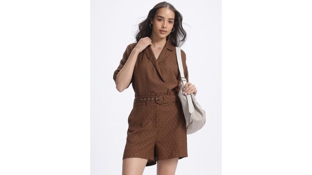 glitchez Playsuit Comes With a Belt