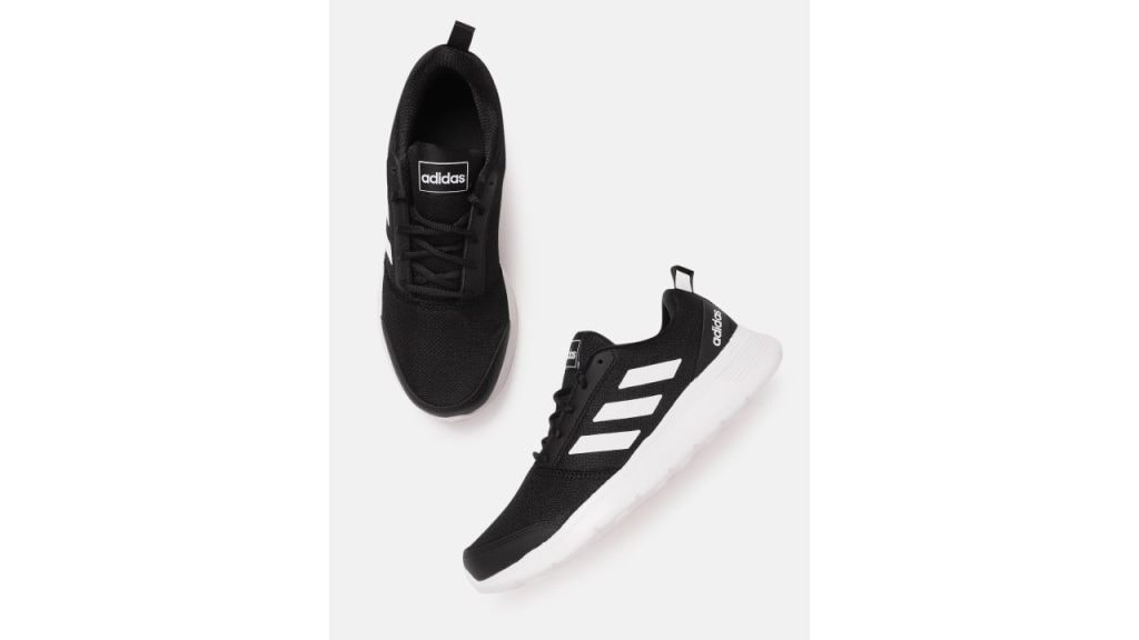 ADIDAS Men Black Solid Adivat Running Shoes