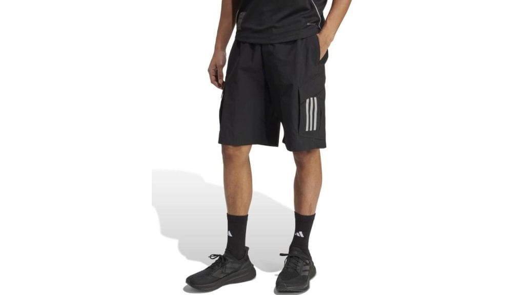 ADIDAS Men Printed Loose Fit Cargo Styles Sports Shorts