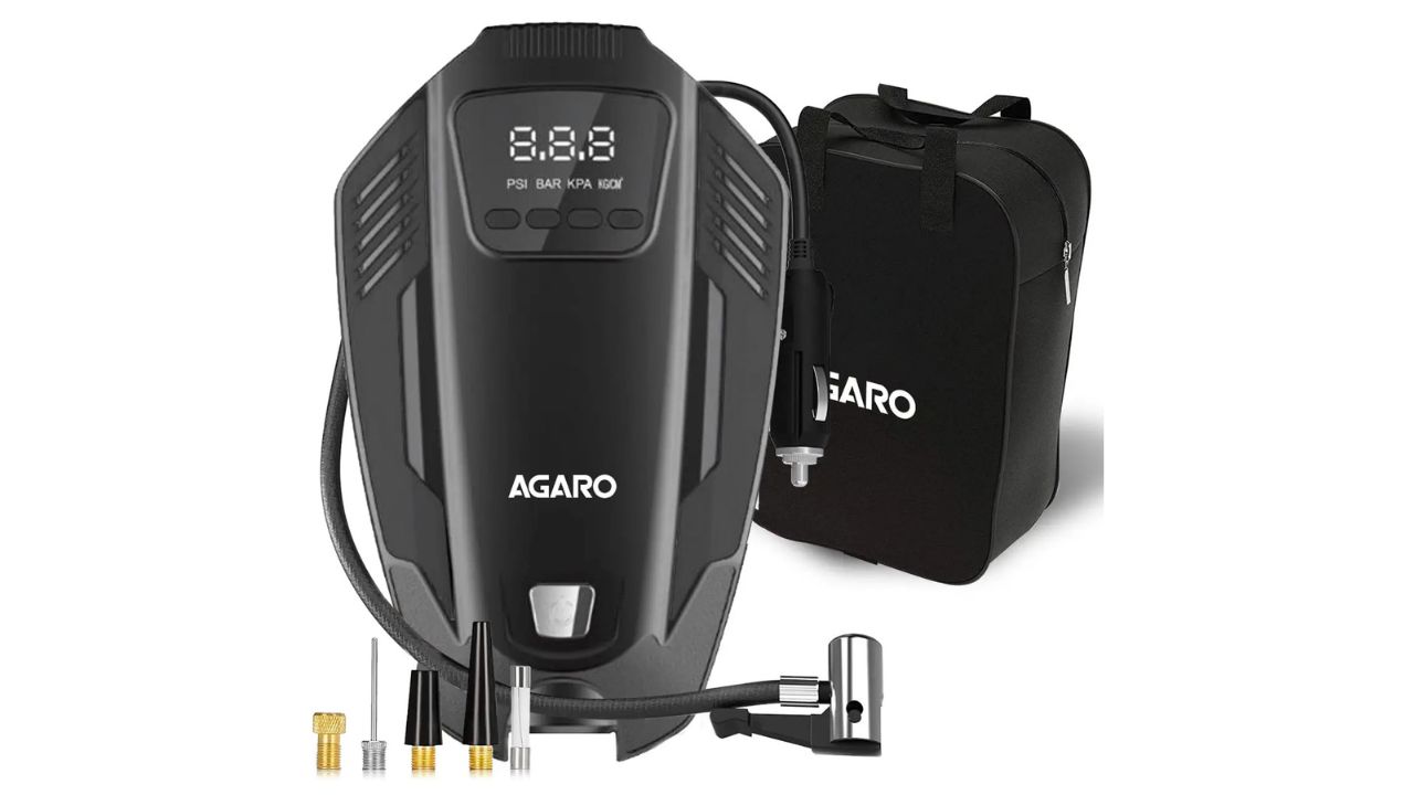 AGARO 150 psi Tyre Air Pump for Car & Bike
