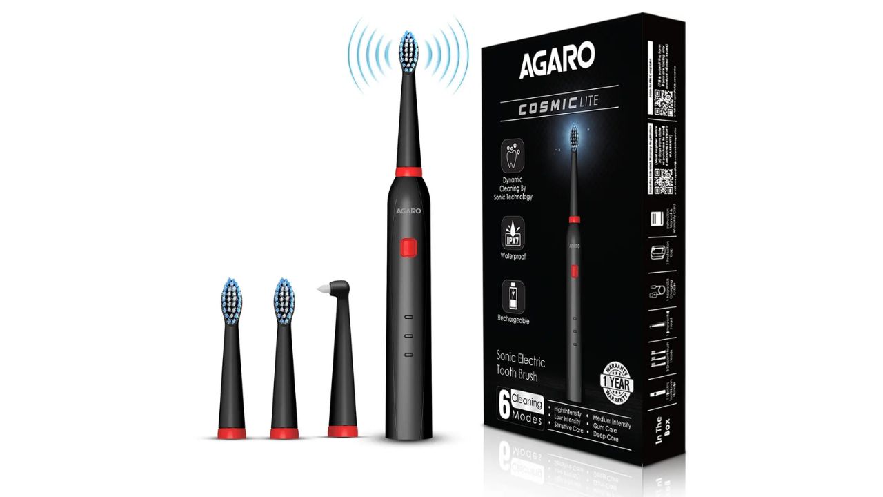 AGARO Cosmic Lite Sonic Electric Toothbrush