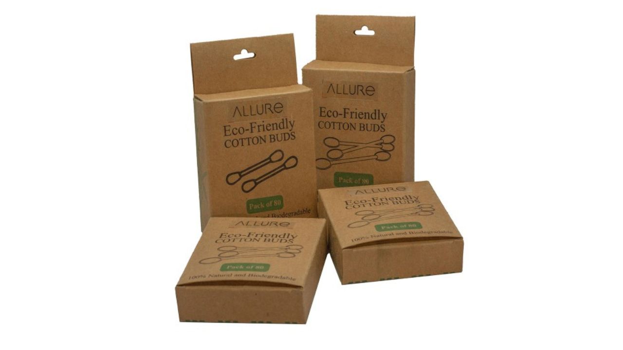 ALLURE Allure Bamboo Sticks Cotton Swabs & Baby Cotton Swabs - 80 Pcs each