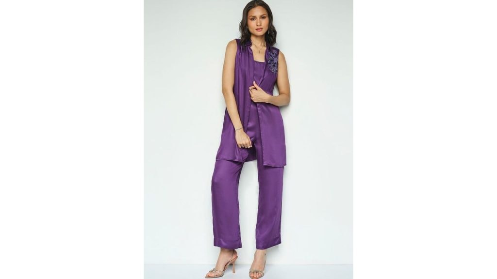 AND Shoulder Straps Top With Trousers & Jacket Co-Ords