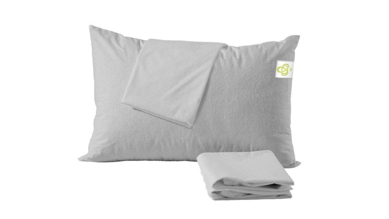 AVI Grey 2 Pieces Waterproof Large Pillow Protector