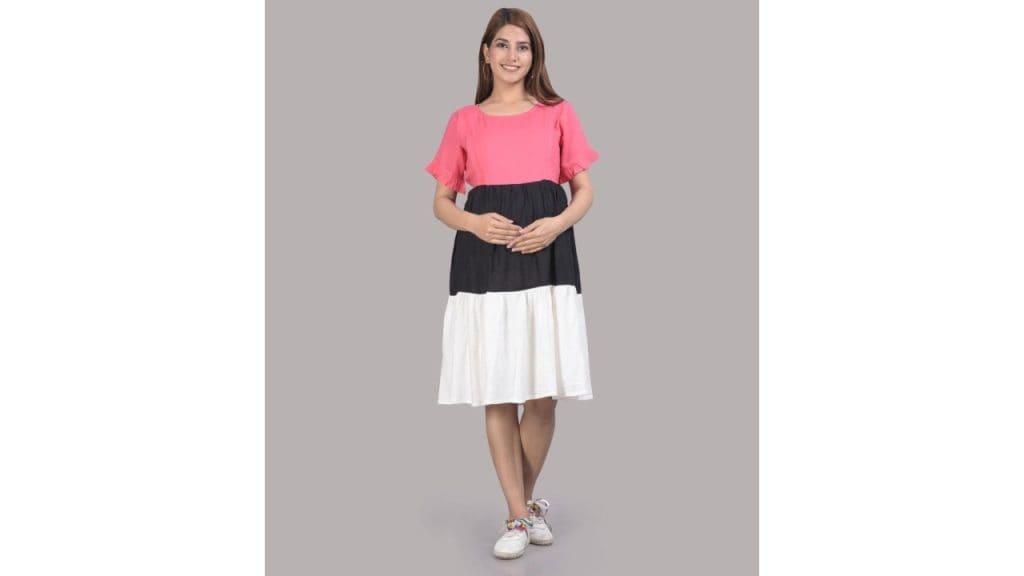 AaniaWomen Maternity Anarkali Kurta