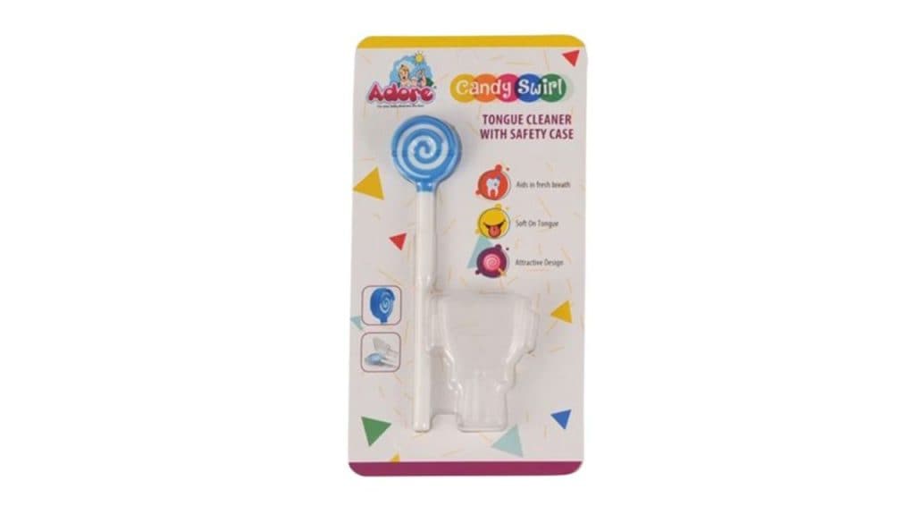 Adore Kids 5-Pcs Printed Food Grade Silicone Tongue Cleaner