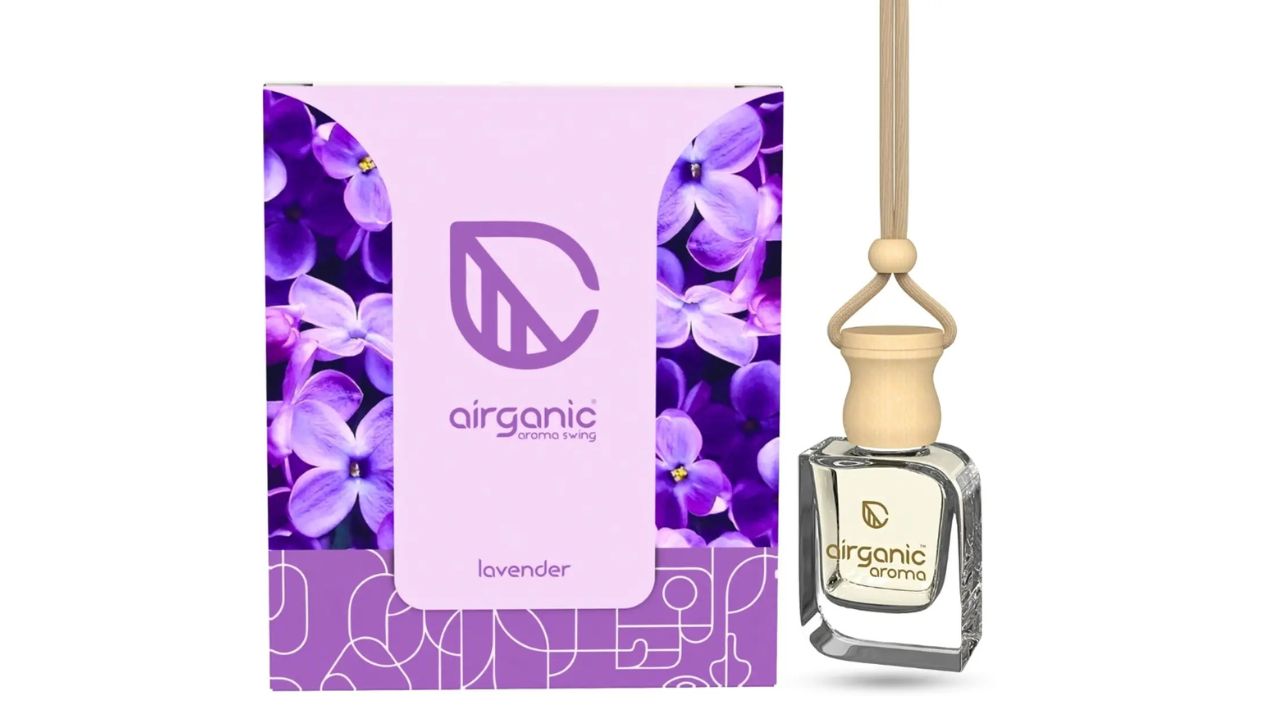 Airganic Aroma Swing-Lavender Car Freshener Diffuser
