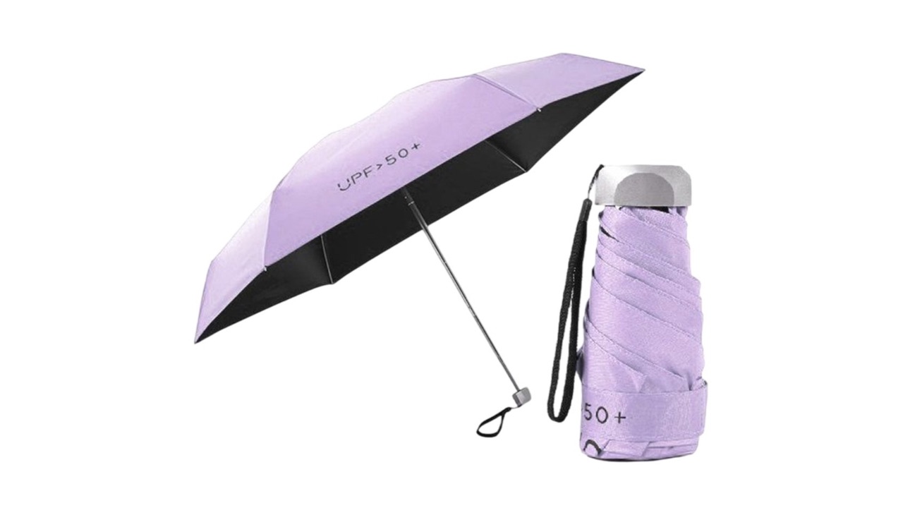 AlexvyanManual Light Weight Compact Sun & UV Protection Umbrella