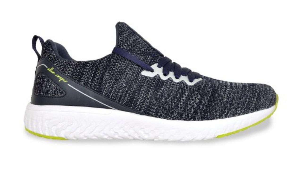 Allen Cooper Men Mesh Running Non-Marking Anti Odour Lace-Ups Sports Shoes