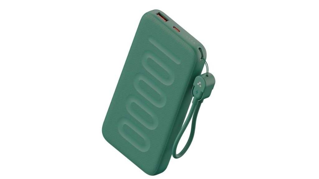 AmbraneStylo N10 10000mAh Fast Charging Power Bank with in-Built Cable