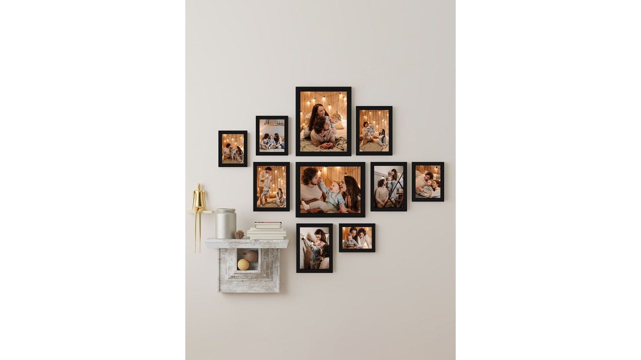 Art Street 10-Pcs Black Wall Photo Frames