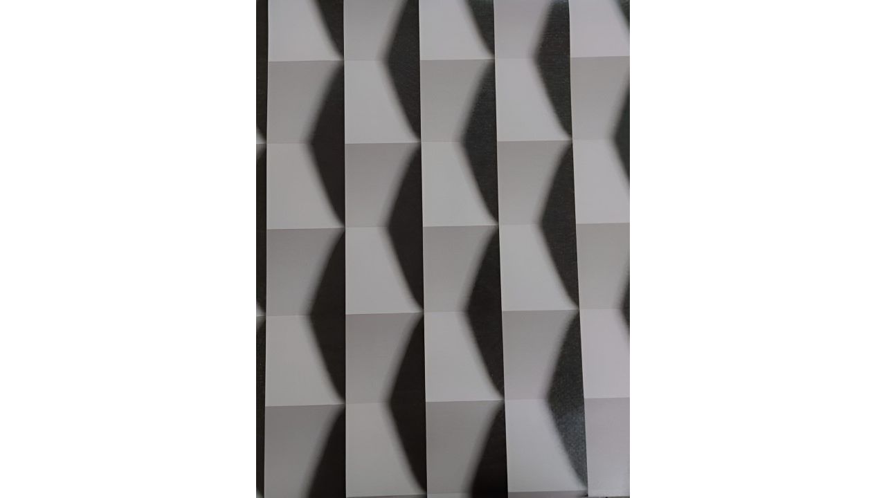 Asian Royal Grey Textured Self Adhesive 3D Wall Sticker