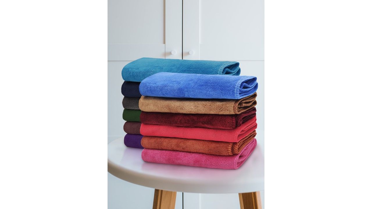 Aura Set Of 12 Highly Absorbent Microfiber Cleaning Cloth