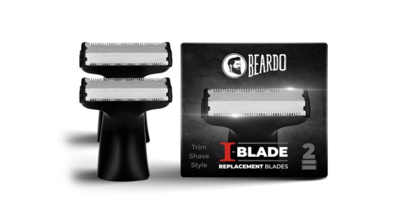 BEARDO 2 Pcs OneBlade Replacement Blades To Shave Trim & Style
