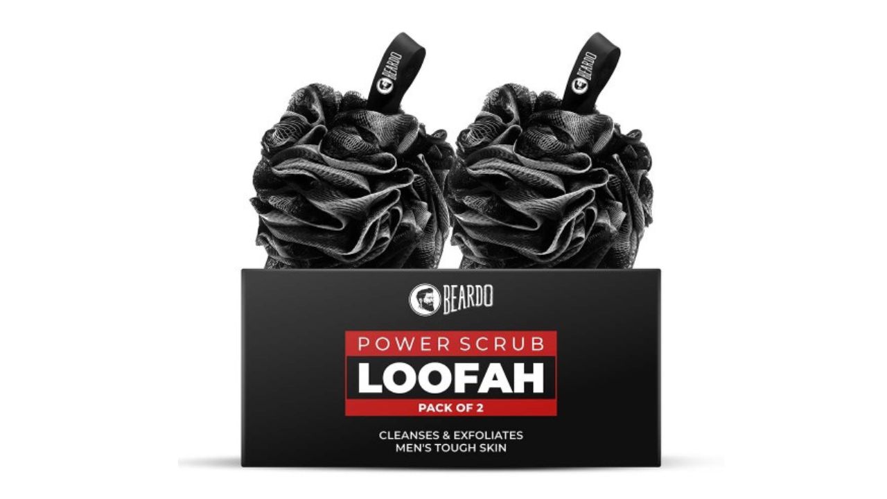 BEARDO Set Of 2 Deep Cleanse and Exfoliate Power Scrub Loofah