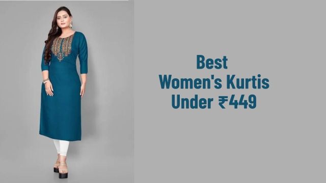 Best Women's Kurtis Under ₹449