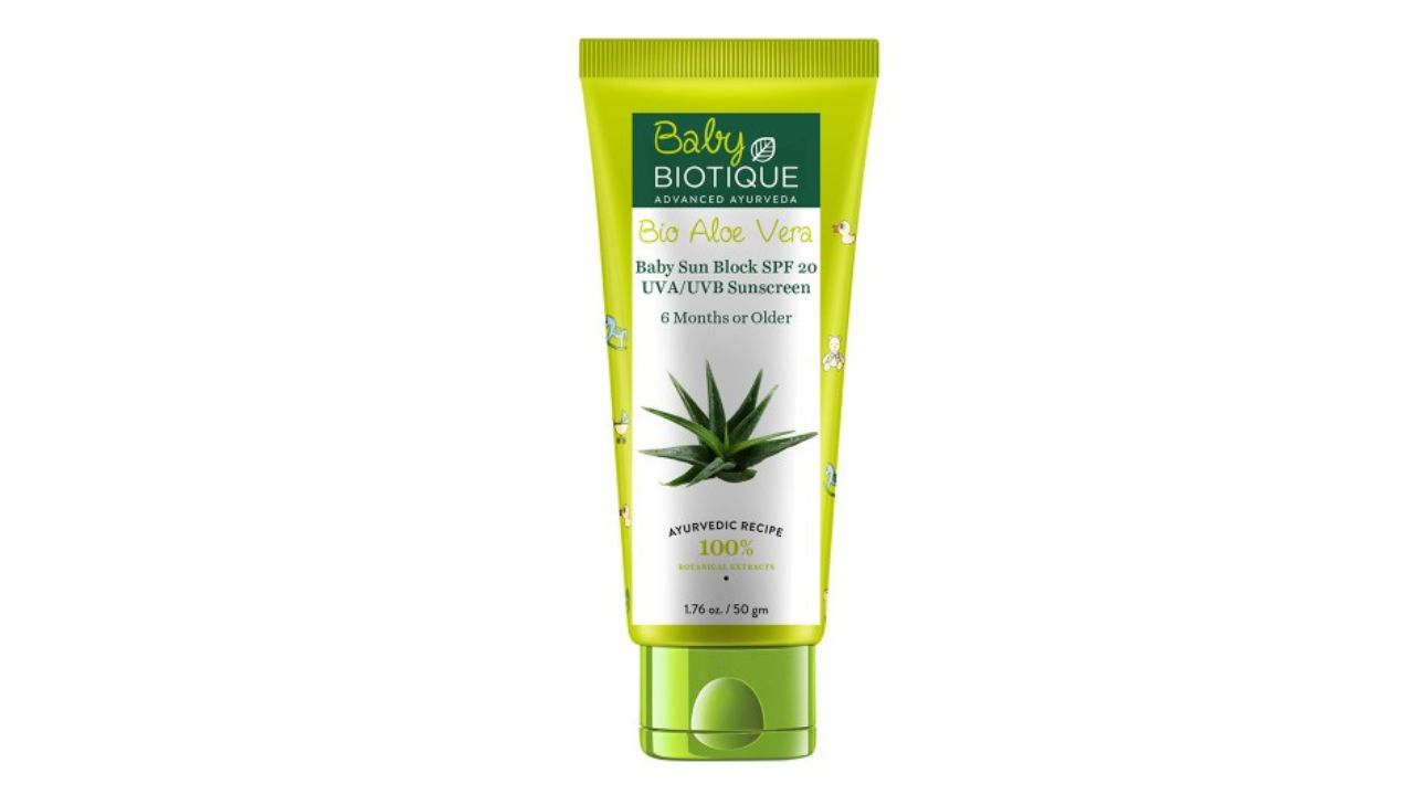 Biotique Bio Aloe Vera SPF 20 UVA/UVB Baby Sun Block