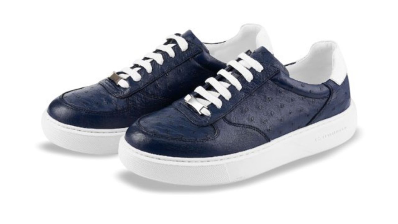 CORDWAINERS Men Leather Casual Sneakers